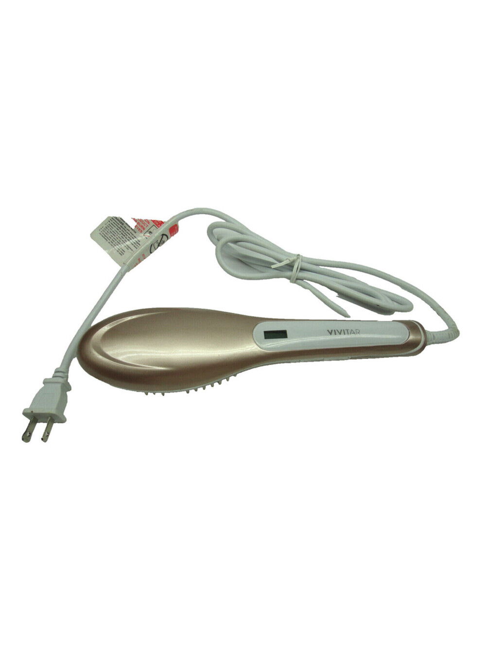 Vivitar Straightening Brush Rose Gold Heated Ceramic Up To 450°      **READ**